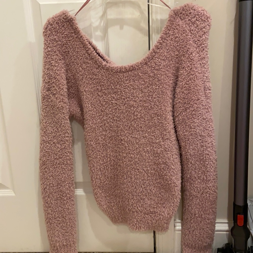 Reversible Crossover Sweater
